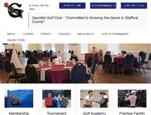 Tablet Screenshot of golfgauntlet.com